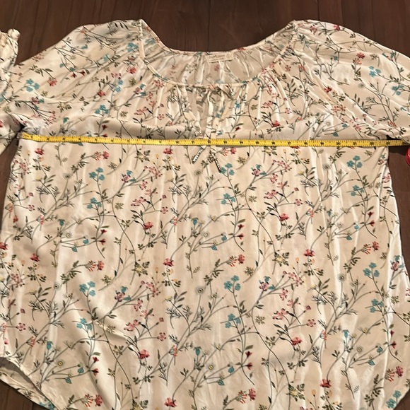 Just Living Botanical Bohemian Floral Print Tunic Top - Picture 5 of 7